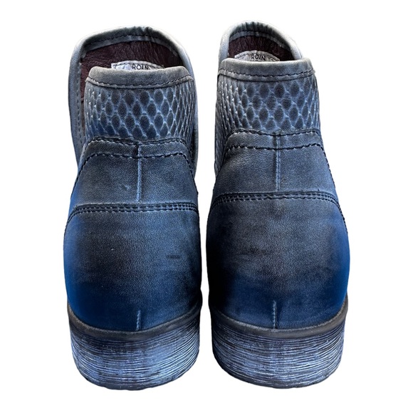 ROAN  By Bed Stu - Gossip - Distressed Leather Booties Grey Size 6 - Picture 6 of 6